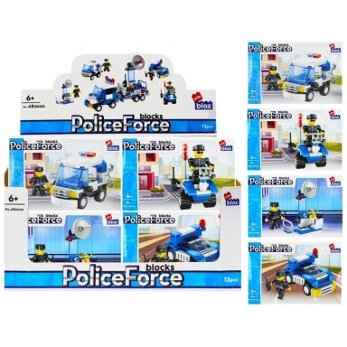 ALLEBLOX Konstruktorius Policija 61-65 det