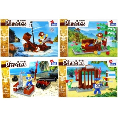ALLEBLOX Konstruktorius Piratai 55-66 det ALLEBLOX Konstruktorius Piratai 55-66 det