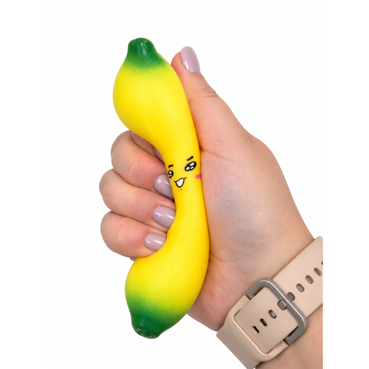 Antistresinis žaislas Bananas 14 cm suspaudžiamas Antistresinis žaislas Bananas 14 cm suspaudžiamas