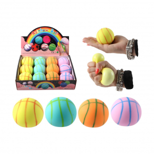 Antistresinis krepšinio kamuolys 6 cm 56 gramai suspaudžiamas