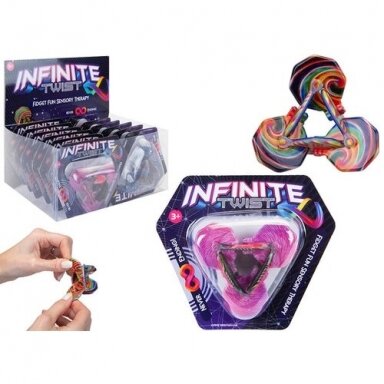 Antistresinis žaislas Infinite Twist Fidget Antistresinis žaislas Infinite Twist Fidget