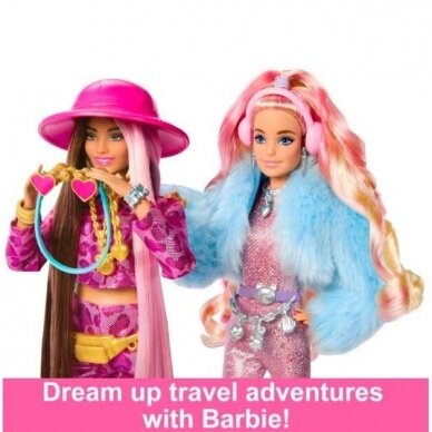 Barbie lėlė Extra fly Safari 2