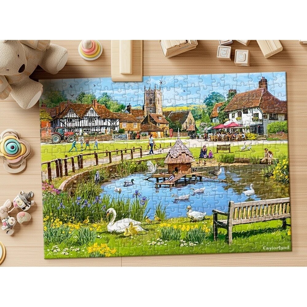 Castorland dėlionė Village Center Life 300 det 2
