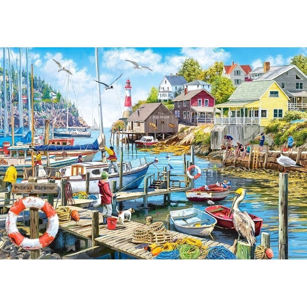Castorland dėlionė Pelican Harbor 1500 det. 1