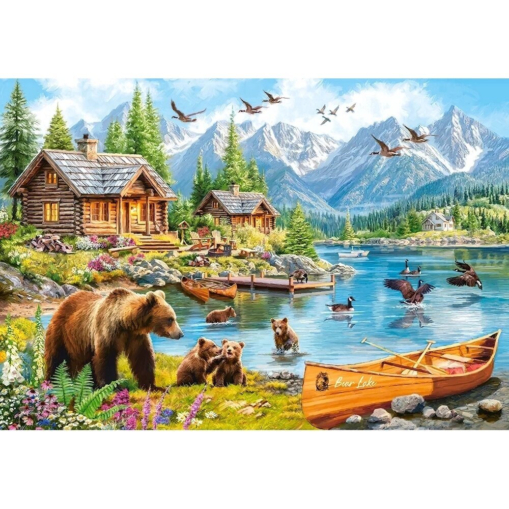 Castorland dėlionė Bear Lake 1000 det 1 Castorland dėlionė Bear Lake 1000 det 1