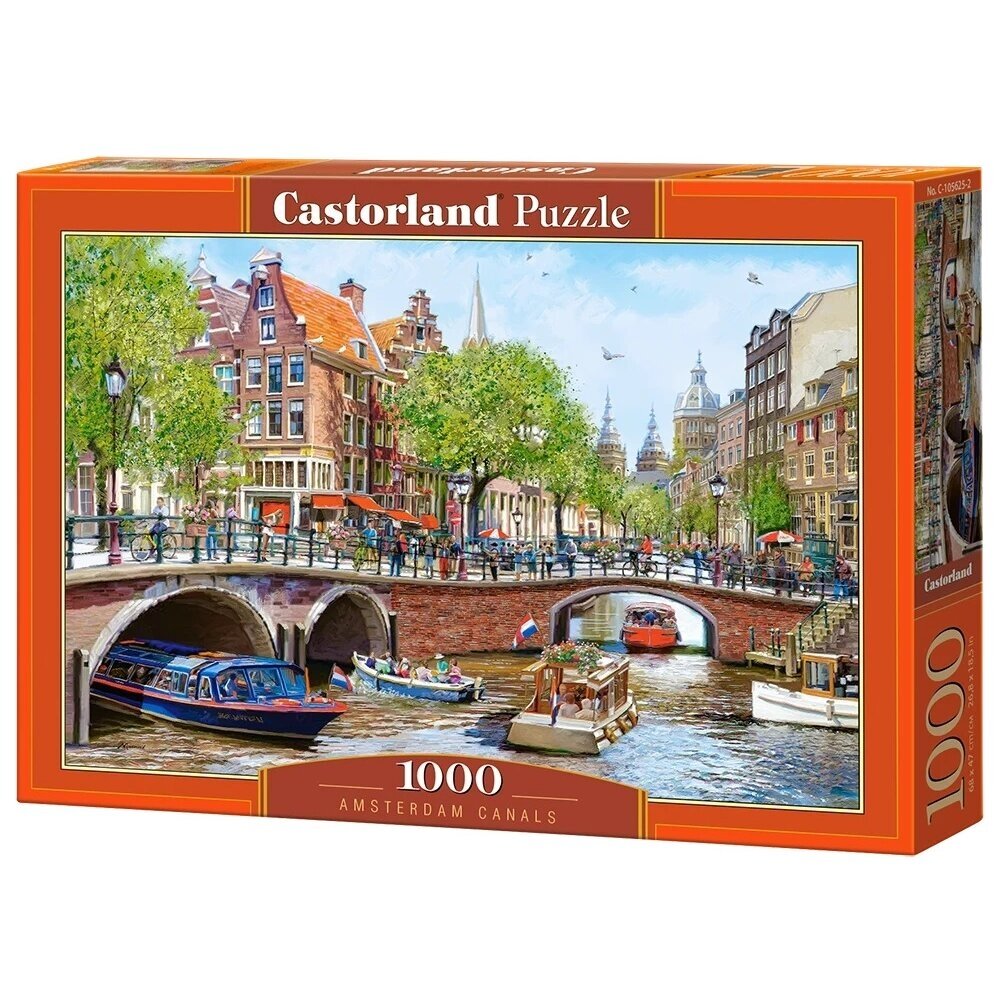 Castorland dėlionė Amsterdam Canals 1000 det Castorland dėlionė Amsterdam Canals 1000 det