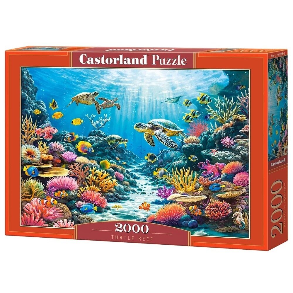 Castorland dėlionė Turtle Reef 2000 det