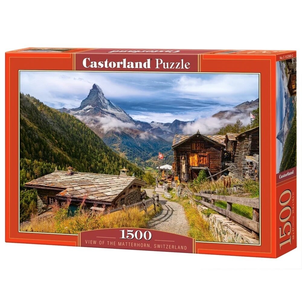 Castorland dėlionė View of the Matterhorn, Switzerland 1500 det.