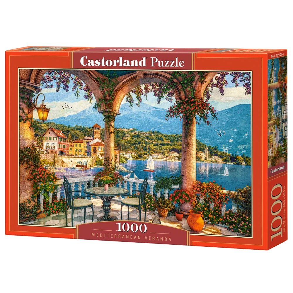 Castorland dėlionė Mediterranean Veranda 1000 det. Castorland dėlionė Mediterranean Veranda 1000 det.