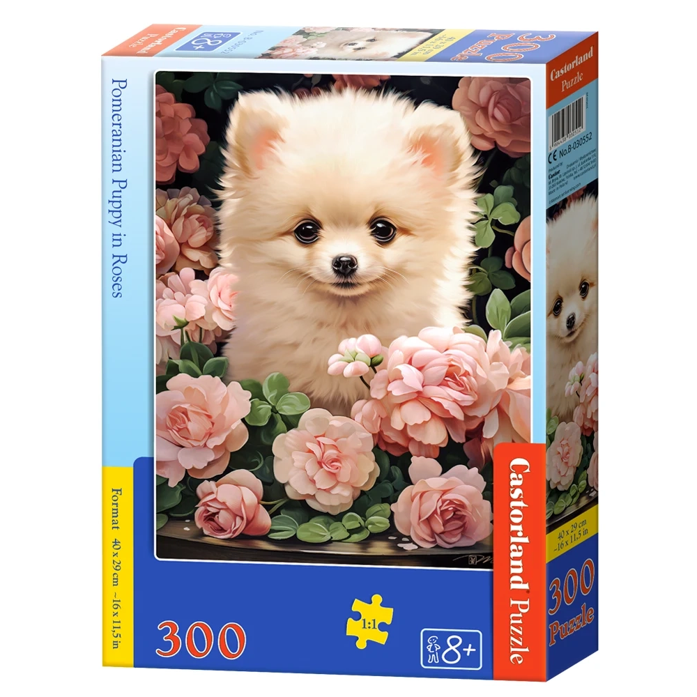 Castorland dėlionė Pomeranian Puppy in Roses 300 det. Castorland dėlionė Pomeranian Puppy in Roses 300 det.