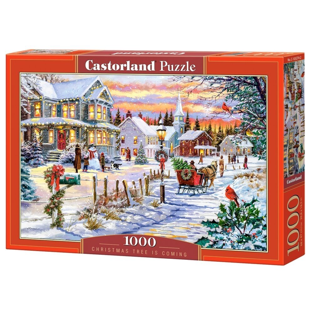 Castorland dėlionė Christmas Tree is Coming 1000 det. Castorland dėlionė Christmas Tree is Coming 1000 det.