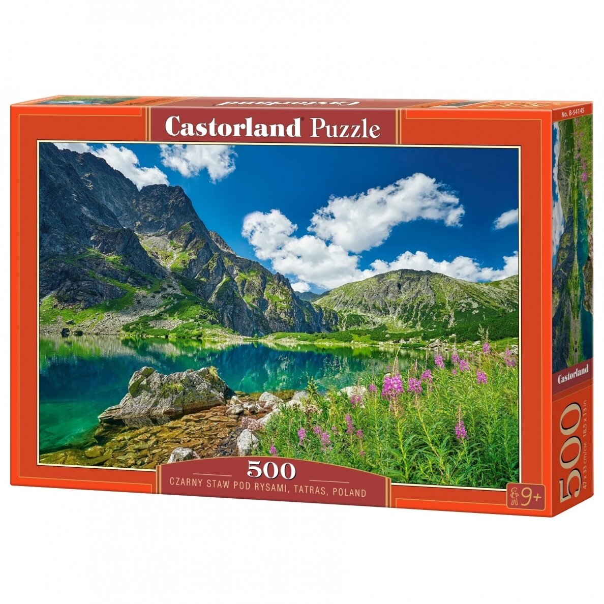 Castorland dėlionė Czarny Staw pod Rysami, Tatras, Poland 500 det Castorland dėlionė Czarny Staw pod Rysami, Tatras, Poland 500 det