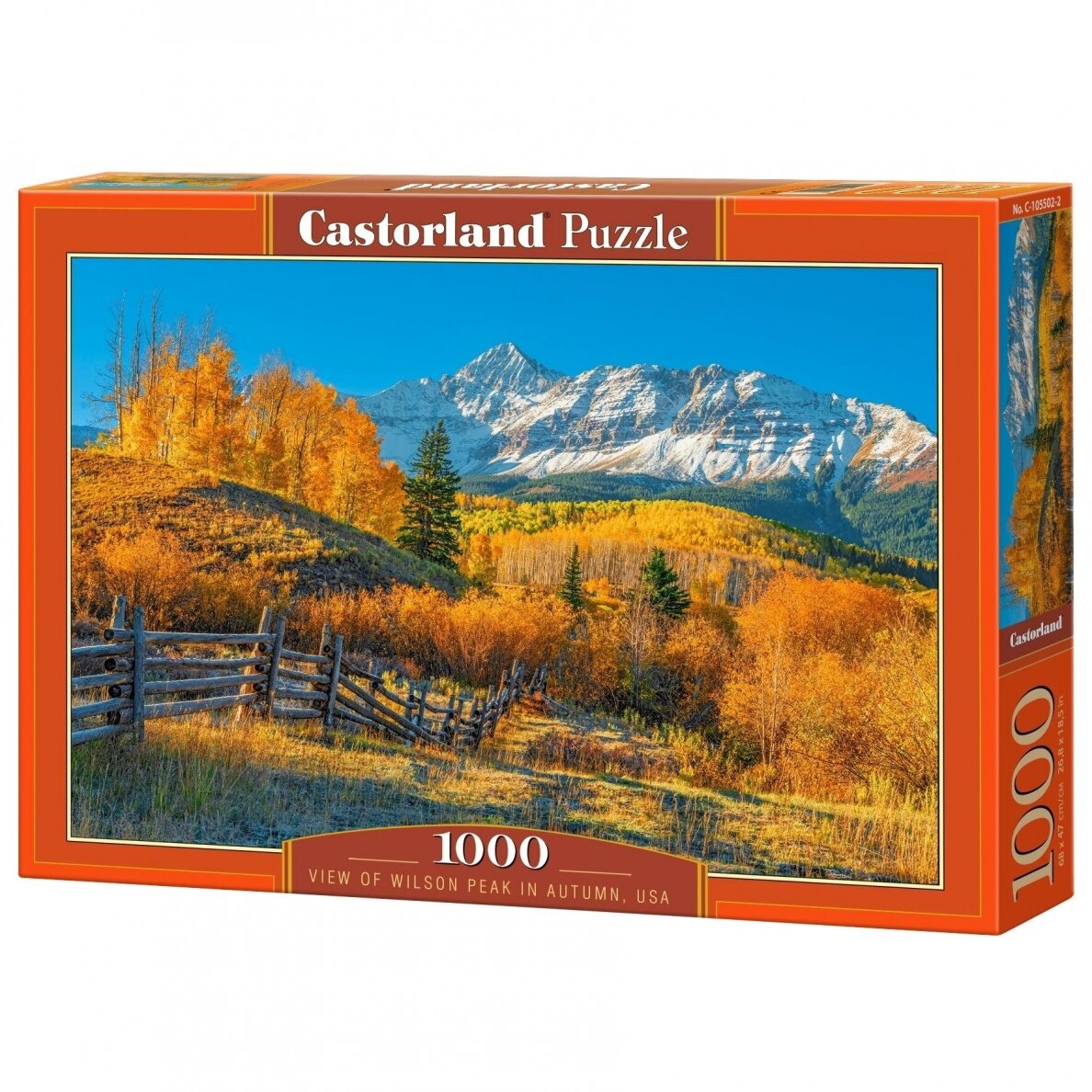 Castorland dėlionė View Of Wilson Peak In Autumn, USA 1000 det Castorland dėlionė View Of Wilson Peak In Autumn, USA 1000 det