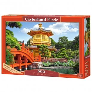 Castorland dėlionė China Garden, Hong Kong 500 det