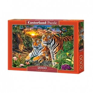 Castorland dėlionė Tiger Family 2000 det.