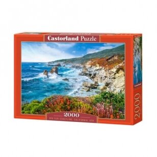 Castorland dėlionė Sur Coastline California  USA 2000 det.