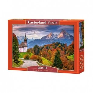 Castorland dėlionė Autumn in Bavarian Alps,Germany  2000 det.