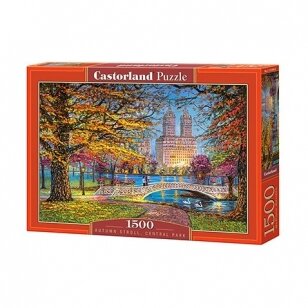Castorland dėlionė Autumn Stroll, Central Park 1500 det.