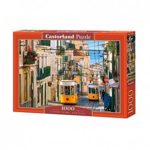 Castorland dėlionė Lisbon Trams, Portugal 1000 det.
