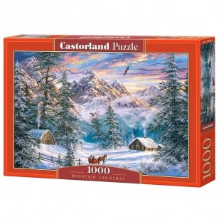 Castorland dėlionė Mountain Christmas 1000 det.