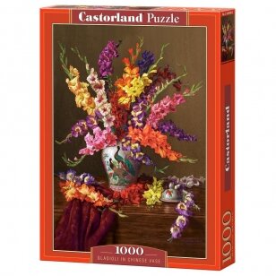 Castorland dėlionė Gladioli in Chinese Vase 1000 det.