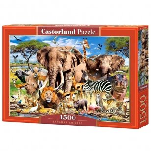 Castorland dėlionė Savanna Animals 1500 det.