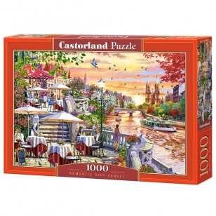 Castorland dėlionė Romantic City Sunset 1000 det.
