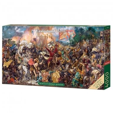 Castorland dėlionė ART kolekcija The Battle Grunwald, Jan Matejko 4000 det