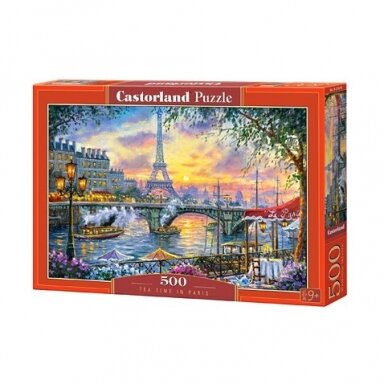 Castorland dėlionė Tea Time in Paris 500 det