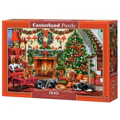 Castorland dėlionė Cozy Fireplace 500 det