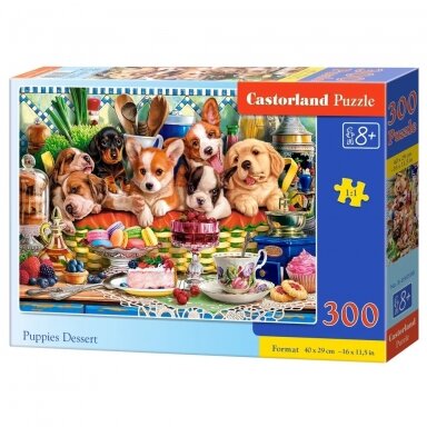 Castorland dėlionė Puppies Dessert 300 det.