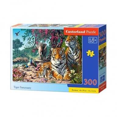 Castorland Dėlionė  Tiger Sanctuary 300 Det.