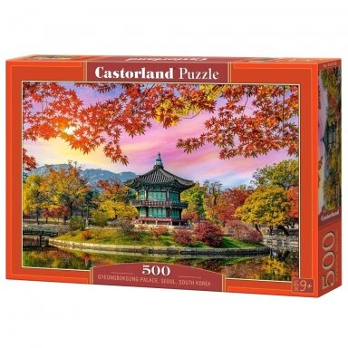 Castorland dėlionė Gyeongbokgung Palace, Seoul, South Korea 500 det