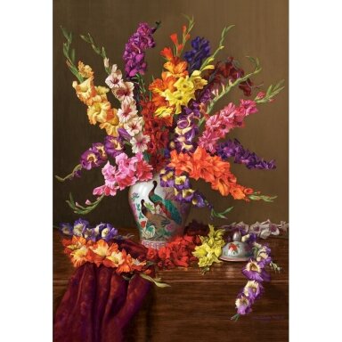 Castorland dėlionė Gladioli in Chinese Vase 1000 det.