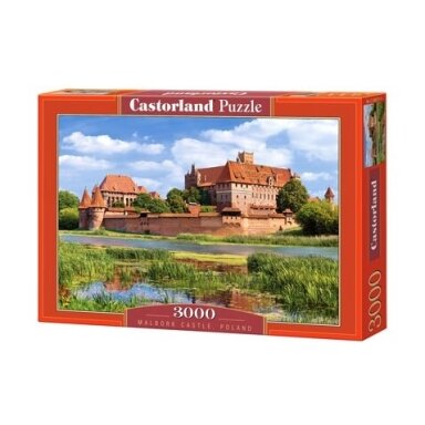 Castorland dėlionė Malbork, Poland 3000 det. Castorland dėlionė Malbork, Poland 3000 det.