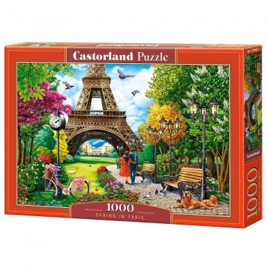 Castorland dėlionė Spring in Paris 1000 det.