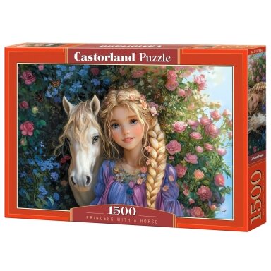 Castorland dėlionė Princess With A Horse 1500 det.