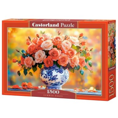 Castorland dėlionė Summer Roses 1500 det.
