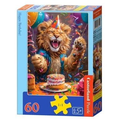 Castorland dėlionės Happy Birthday! 60 det.