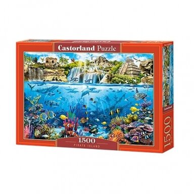 Castorland dėllionė Pirate Island 1500 det.