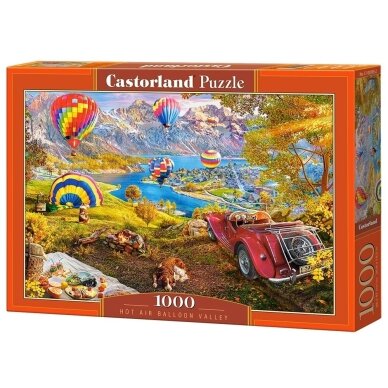 Castorland dėlionė Hot Air Balloon Valley 1000 det Castorland dėlionė Hot Air Balloon Valley 1000 det