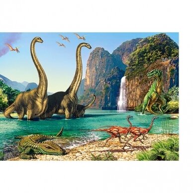 Castorland dėlionė In The Dinosaurs World 60 det. 1