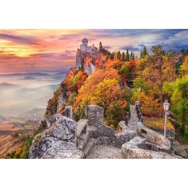 Castorland dėlionė Guaita Tower, San Marino 1000 det 1 Castorland dėlionė Guaita Tower, San Marino 1000 det 1
