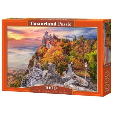 Castorland dėlionė Guaita Tower, San Marino 1000 det Castorland dėlionė Guaita Tower, San Marino 1000 det