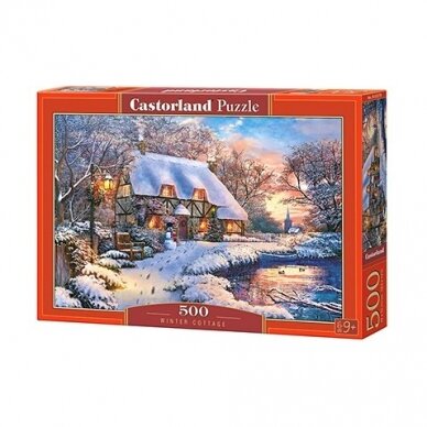 Castorland dėlionė  Winter Cottage  500 det