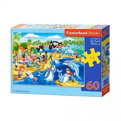 Castorland dėlionė DOLPHINARIUM 60 det. Castorland dėlionė DOLPHINARIUM 60 det.