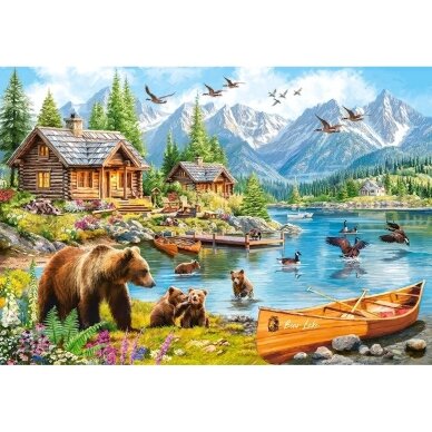 Castorland dėlionė Bear Lake 1000 det 1