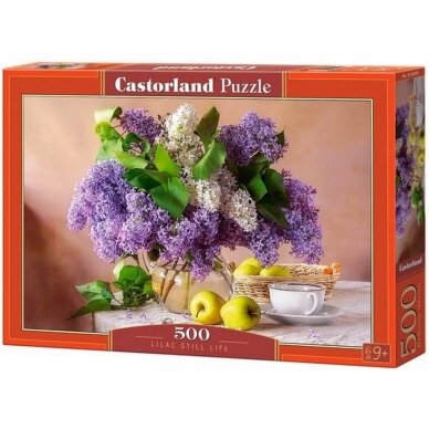 Castorland dėlionė Lilac Still Life 500 det Castorland dėlionė Lilac Still Life 500 det