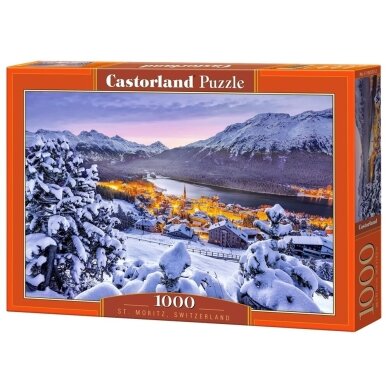 Castorland dėlionė St. Moritz, Switzerland 1000 det