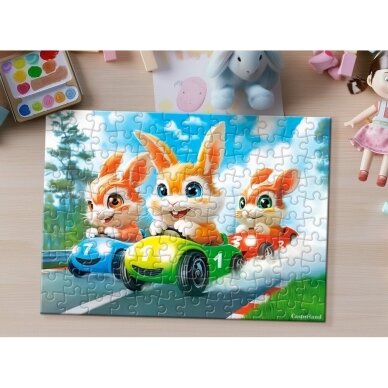 Castorland dėlionė Rabbit Racing 120 det 2